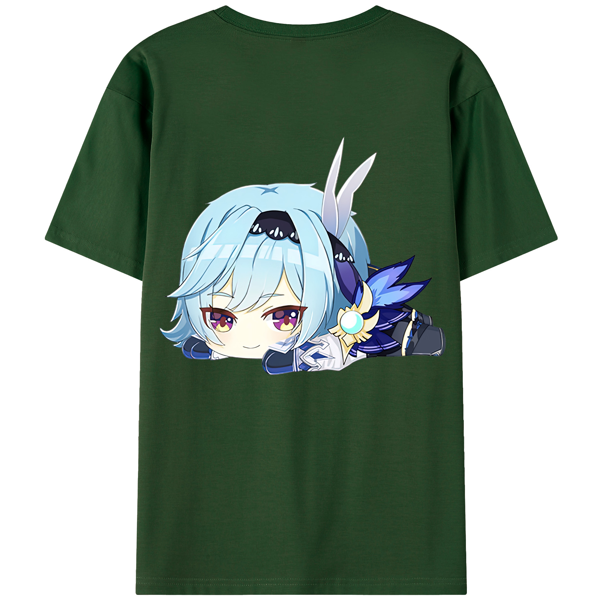 げんし神 优菈 ゆうら genshin Yūra 綿100％半袖Tシャツ（背面プリント）